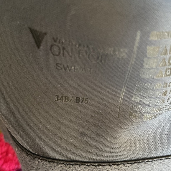 Victoria Secret on Point Bra , zip front gold detail.supportive. Size 34B - Picture 7 of 7